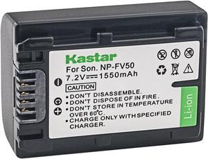 Kastar 1-Pack NP-FV50 Battery Replacement for Sony NEX-VG900, HXR-MC50, HXR-MC88, HXR-NX30, HXR-NX70, HXR-NX80, PXW-Z90V, PXW-X70, DCR-PJ5, DCR-SR10, DCR-SR15, DCR-SR20, DCR-SR21, DCR-SR58 Camera Kastar 1-Pack NP-FV50 Battery Replacement for Sony NEX-VG900, HXR-MC50, HXR-MC88, HXR-NX30, HXR-NX70, HXR-NX80, PXW-Z90V, PXW-X70, DCR-PJ5, DCR-SR10, DCR-SR15, DCR-SR20, DCR-SR21, DCR-SR58 Camera