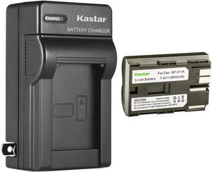Kastar 1 Pack BP-511 BP-511A Battery and AC Wall Charger
