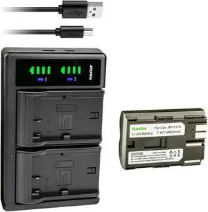 Kastar 1-Pack Battery and LTD2 USB Charger Replacement for Canon DM-MVX3i MVX3i, DM-MVX100i MVX100i, DM-MVX150i MVX150i, DM-MVXLi MVXLi, DM-MV30 MV30 MV30i, DM-MV100 MV100i MV100X MV100Xi