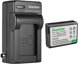 Kastar 1-Pack Battery and AC Wall Charger Replacement for Canon LP-E10 LPE10 Battery, LC-E10 LC-E10N Charger, Canon EOS 2000D, EOS Rebel T3, EOS Rebel T5, EOS Rebel T6 T7, EOS Rebel T100 DSLR Camera