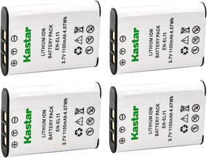 Kastar Battery 4-Pack Replacement for Nikon EN-EL11 Battery, MH-64 Charger, Nikon Coolpix S550, Coolpix S560 Camera, Olympus Li-60B Battery, Li-60C Charger, Olympus Camedia FE-370 Camera