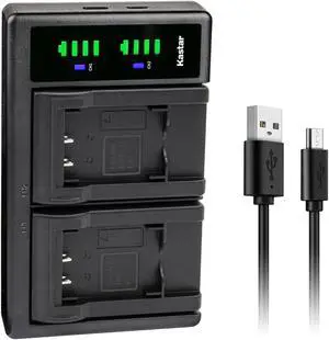 Kastar LTD2 USB Battery Charger Compatible with Nikon EN-EL11 Battery, MH-64 Charger, Coolpix S550, Coolpix S560 Camera, Olympus Li-60B Battery, Li-60C Charger, Camedia FE-370 Camera