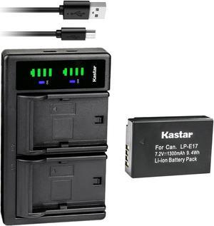 Kastar 1-Pack Battery and LTD2 USB Charger Replacement for Saramonic VmicLink5 HiFi Wireless Microphone Systems