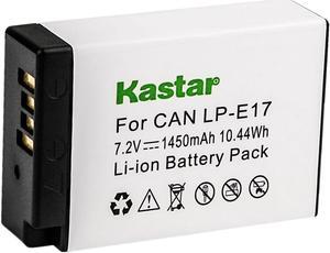Kastar 1-Pack LP-E17 Battery 7.2V 1450mAh Replacement for Canon LP-E17 LP-E17H, 9967B02 Battery, Canon BG-E18, BG-E18 IR Battery Grip, Canon EOS 750D, EOS 760D, EOS 800D, EOS 850D, EOS 8000D Camera