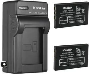 Kastar 2-Pack Battery and AC Wall Charger Replacement for Universal Remote Control URC 11N09T NC0910 RLI-007-1 LIT0404, URC TRC-1080 URC TRC-820 URC MX 810 MX-810 URC MX 880 MX-880 URC MX 890 MX-890