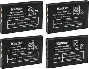 Kastar 4-Pack Battery Replacement for Listen LA-365 Battery, Listen iDSP RF Receiver, M1, Media Interface, Point M1 Microphone, LR-5200-072 Advanced Intelligent DSP RF Receiver