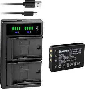 Kastar 1-Pack Battery and LTD2 USB Charger Compatible with Sonocaddie US-S Battery, AutoPlay, V300, V300 Plus, SwingShot sports training camera