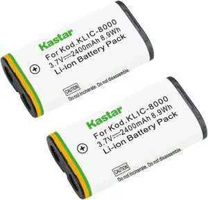 Kastar DB-50 Battery 2-Pack Replacement for Ricoh DB-50 DB50 Battery, Ricoh BJ-5 BJ5 Charger, Ricoh Caplio R1, Caplio R1S, Caplio R1V, Caplio R2, Caplio RZ1 Camera