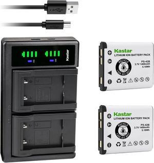 Kastar 2-Pack Battery and LTD2 USB Charger Compatible with Sony Bluetooth Laser Mouse VGP-BMS77 Battery, Sony 4-268-590-02 SP60 SP60BPRA9C Bluetooth Laser Mouse