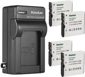 Kastar 4-Pack Battery and AC Wall Charger Replacement for Winait DDV-592, DV-592+, HD-A70, HD-Q5, HD-M01, Yashica ADV-518HD, ADV-528HD, YHD-AS62, Vivikai HD-A70, HD-998, HD-Q8, DVR-940HD, DVR940HD Kastar 4-Pack Battery and AC Wall Charger Replacement for Winait DDV-592, DV-592+, HD-A70, HD-Q5, HD-M01, Yashica ADV-518HD, ADV-528HD, YHD-AS62, Vivikai HD-A70, HD-998, HD-Q8, DVR-940HD, DVR940HD