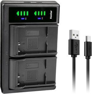 Kastar LTD2 USB Battery Charger Replacement for VJIANGER 4K Digital Camera, 4K Wifi Digital Camera, 1080P Camcorder, 1080P Video Camera, VJIANGER 4K 48MP Vlogging Camera for YouTube