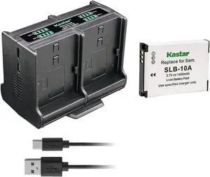 Kastar 1-Pack Battery and Quadruple Charger Compatible with SooCoo S60 Sports Action Camera, SooCoo S60B Sports Action Camera, SooCoo S70 Sports Action Camera