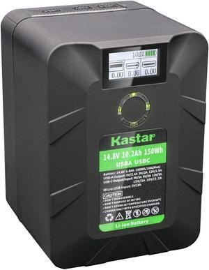 Kastar BP-Y150W V Mount / V Lock Battery 14.8V 10.2Ah / 150Wh Compatible with Sony DSR-70 DSR-70A DSR-70AP (Portable Editing Recoder) BC-L100CE BKW-L601/2 BVP-5 BVP-50 BVP-550W BVP-7 BVP-70 BVP-90