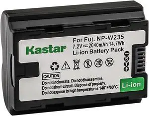 Kastar 1-Pack NP-W235 Battery Replacement for Fujifilm NP-W235 NPW235 Battery, Fujifilm BC-W235 BCW235 Battery Charger, Fujifilm X-T4 XT4 Camera, Fujifilm GFX 50S II Medium Format Mirrorless Camera