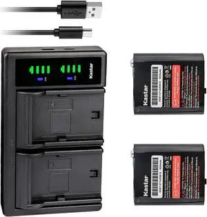 Kastar 2-Pack Battery and LTD2 USB Charger Compatible with Motorola TalkAbout MD200R, TalkAbout MD200TPR, TalkAbout MD207, TalkAbout MD207R, Talkabout MJ270, Talkabout MJ270R, Talkabout MR350