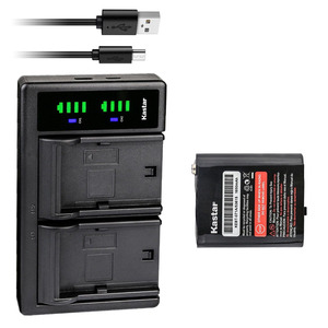 Kastar LLD2 USB Charger + Battery For Canon LP-E17 – Fits Rebel T8i, T7i, 77D, EOS M5 – 1300mAh Li-Ion