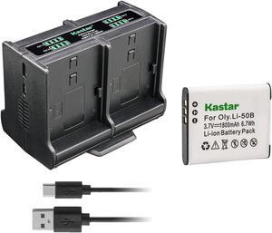 Kastar 1-Pack Battery and Quadruple Charger Compatible with Sony NP-SP70 SP70 SP70A SP70B 4-261-368-01, Bloggie MHS-FS2, MHS-FS2K, MHS-FS2/V, MHS-FS3, MHS-TS10, Bloggie MHS-TS20K, MHS-TS20/S, MHS-TS22