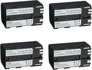 Kastar BP-930G Battery 4-Pack Replacement for Canon UC-X45 UC-X50 UC-X55 V40 V40Hi V50Hi V60Hi V65Hi V72 V75Hi V400 V420 V500 V520 XF100 XF105 XF200 XF205 XF300 XF305, RED KOMODO 6K Cinema Camera