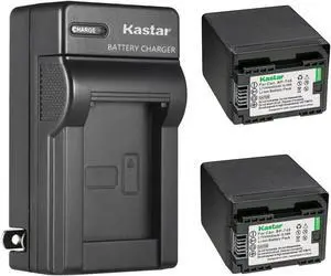 Kastar 2-Pack BP-745 Battery and AC Wall Charger Replacement for Canon VIXIA HF R800 HFR800, LEGRIA HF M36 HFM36, LEGRIA HF M38 HFM38, LEGRIA HF M46 HFM46, LEGRIA HF M52 HFM52, HF M56 HFM56 Camera