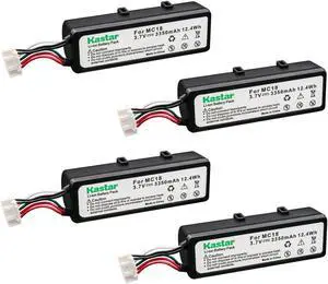 Kastar Battery 4-Pack Replacement for Zebra BTRY-MC18-27MAG-01 BTRYMC1827MAG01 Battery, Symbol MC18N0 MC18G-00-01A, Motorola Zebra MC18 MC18N0 MC18NO MC18A-00-01 Mobile Scanner Computer MC18G-09-10A