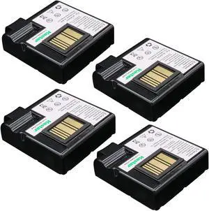 Kastar Battery 4-Pack Replacement for Zebra P1040687 P1050667-016 BTRY-MPP-68MA1-01 Printer Battery, Zebra QLN420 QN4-AUNA0E01-W1 QN4-AUNA0M00-00, ZQ630, ZQ630 Plus RFID Mobile Barcode Label Printer