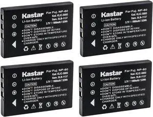 Kastar 4-Pack Battery Replacement for 02491-0006-10 02491-0009-01 02491-0012-01 02491-0017-00 02491-0017-01 02491-0019-00 02491-0060-00 02491-0060-08 084-07042L-004 DV-5000G DV-5000Z DV-5580Z