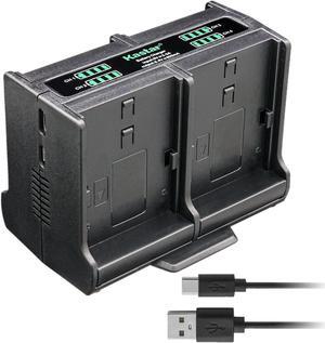 Kastar Quadruple Battery Charger Compatible with Canon VIXIA HF S200 HFS200, VIXIA HF10, VIXIA HF11, VIXIA HF20, VIXIA HF21, VIXIA HF100, VIXIA HF200, VIXIA HG30, VIXIA HG20 Camera