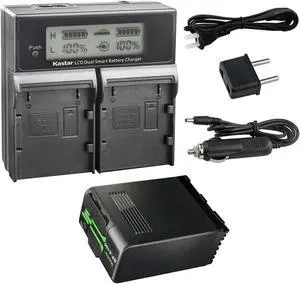 Kastar 1-Pack BP-A100 Battery and CH04 Charger Compatible with Canon BP-A Series BP-A30 BP-A60 BP-A65 BP-A68 BP-A90 US 0870C002 Battery,CG-A10 CG-A20 Charger, EOS C300 Mark III Digital Cinema Camera