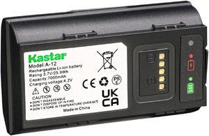 Kastar A12 Battery 1-Pack 3.7V 7000mAh Replacement for Arlo A-12 308-50025-03 A6E31BA7014F7 VMA2400 AVD2001 AVD2001B FC9C98018288 ABY11CKS016CD 272-50114-01, Arlo Essential Wire-Free Video Doorbell