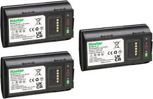 Kastar A12 Battery 3-Pack 3.7V 7000mAh Replacement for Arlo A-12 308-50025-03 A6E31BA7014F7 VMA2400 AVD2001 AVD2001B FC9C98018288 ABY11CKS016CD 272-50114-01, Arlo Essential Wire-Free Video Doorbell