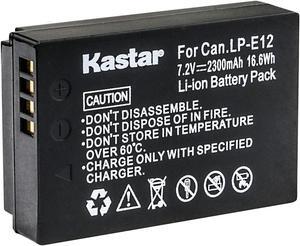 Kastar 1-Pack LP-E12 Battery 7.2V 2300mAh Replacement for ikan Live Air E12 Replacement Battery, PD Movie