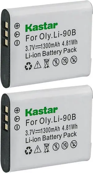 Kastar 2-Pack Battery Replacement for Ricoh DB-110 Battery, Ricoh THETA M15 360 Spherical Camera, Ricoh THETA S 360 Spherical Camera, THETA SC 360 Spherical Camera, THETA SC2 360 Spherical Camera