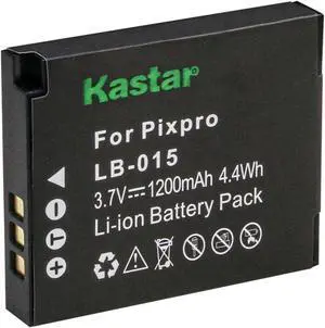 Kastar LB015 Battery 1-Pack Replacement for Kokad LB-015 Rechargeable Lithium-ion Battery and Kokad PIXPRO WPZ2 Digital Camera