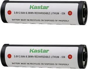 Kastar 2-Pack 3.7V 2.6Ah 74175 Lithium-ion Battery Compatible with Streamlight 74175 Li-ion Battery, Streamlight flashlights and headlamps