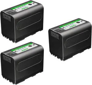 Kastar 3-Pack Battery 7.4V 7000mAh Replacement for Canon XL-H1A, XL-H1S, XL-H1S HD, E1, E2, E30, E65AS, EOS C100, EOS C100 Mark II, EOS C300, EOS C300 PL, EOS C500, EOS C500 PL Camera
