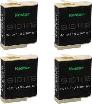 Kastar Battery 4-Pack Replacement for GoPro HERO12 HERO 12 Black Action Camera, GoPro ADDBD-212 ADBAT-001 ADDBD-001 Battery