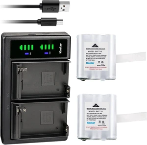 Kastar 2-Pack Battery and LTD2 Charger Compatible with Midland BATT10 BATT-10 AVP13 MID-AVP13 Battery, T71 T-71 T75 T-75 T77 T-77 T79 T-79, X-Talker T71 T-71 T75 T-75 T77 T-77 T79 T-79 Two Way Radios Kastar 2-Pack Battery and LTD2 Charger Compatible with Midland BATT10 BATT-10 AVP13 MID-AVP13 Battery, T71 T-71 T75 T-75 T77 T-77 T79 T-79, X-Talker T71 T-71 T75 T-75 T77 T-77 T79 T-79 Two Way Radios
