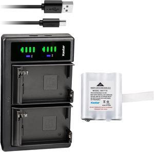 Kastar LTD2 USB Battery Charger Compatible with Midland BATT10 BATT-10 AVP13 MID-AVP13 Battery, T71 T-71 T75 T-75 T77 T-77 T79 T-79, X-Talker T71 T-71 T75 T-75 T77 T-77 T79 T-79 Two Way Radios