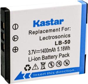 Kastar 1-Pack Battery Replacement for Lectrosonics LB-50 Battery, Lectrosonics SSM Transmitter & IFBR1B Receiver, IFBR1B Bodypack Receiver, Lectrosonics 40117