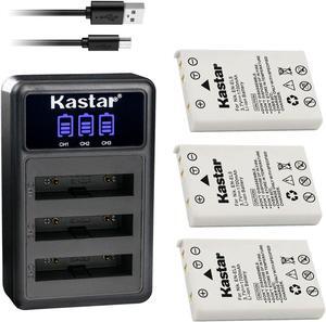 Kastar 3 Pack EN-EL5 Battery and Triple Charger Compatible with Nikon Coolpix P100, Coolpix P500, Coolpix P510, Coolpix P520, Coolpix P530, Coolpix P5000, Coolpix P5100, Coolpix P6000 Camera
