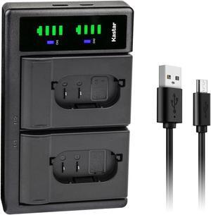 Kastar LTD2 USB Battery Charger Replacement for Leica BP-SCL4 16062 Rechargeable Lithium-Ion Battery, Leica BC-SCL4 Charger, Leica S, Leica Q2, Leica SL Series, Leica SL Typ 601 Camera