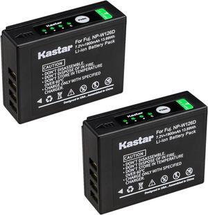 Kastar 2-Pack NP-W126D Battery Replacement for Fujifilm X100F, X100V, X-E1, X-E2, X-E2S, X-E3, X-E4, X-H1, X-M1, X-S10, X-T1, X-T2, X-T3, X-T10, X-T20, X-T30, X-T30 II, X-T100, X-T200 Cameras Kastar 2-Pack NP-W126D Battery Replacement for Fujifilm X100F, X100V, X-E1, X-E2, X-E2S, X-E3, X-E4, X-H1, X-M1, X-S10, X-T1, X-T2, X-T3, X-T10, X-T20, X-T30, X-T30 II, X-T100, X-T200 Cameras