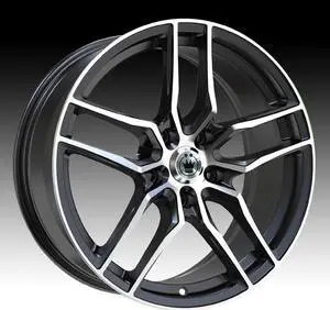 Konig IO Intention Machined Black 17x8 5x100 45mm (IO87510455)