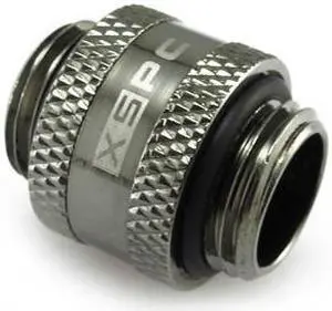XSPC G1/4" Male to Male Rotary Fitting, Black Chrome XSPC G1/4" Male to Male Rotary Fitting, Black Chrome