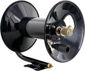 Steel Dragon Tools 4000 PSI 100' Black Powder Coated Pressure Washer Hose Reel