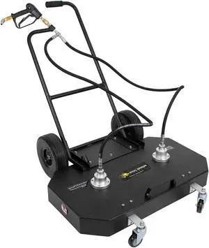 Erie Tools 36" Aluminum Flat Surface Cleaner for Hot Cold Water Pressure Washer 4000 PSI 21 GPM with Wheels