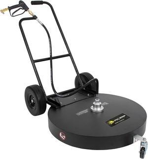 Erie Tools 30" Aluminum Flat Surface Cleaner for Hot Cold Water Pressure Washer 4000 PSI 10.5 GPM with Wheels