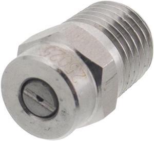 Erie Tools Replacement Nozzle for Pressure Washer Surface Cleaners, Water Brooms, Duct Cleaners 25° Nozzle 1.75 Orifice 1/4" NPTM Thread