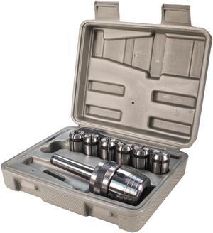 Erie Tools 6 Piece Chuck Set Includes Chuck, Six Collets, Spanner Wrench for Mini Mill Machine