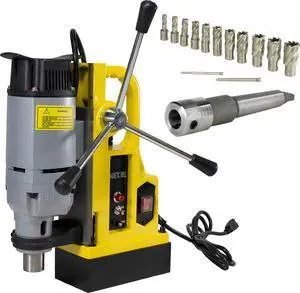 Steel Dragon Tools® MD25 Magnetic Drill Press with MT3 Spindle Taper and 13 Piece 1in. Cut Depth Annular Cutter Kit